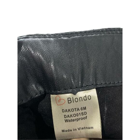 Blondo Women's 6M Dakota Waterproof Boot Black-New With Tags - Picture 6 of 6